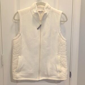 Talbots‎ Vest Petite Size MP White